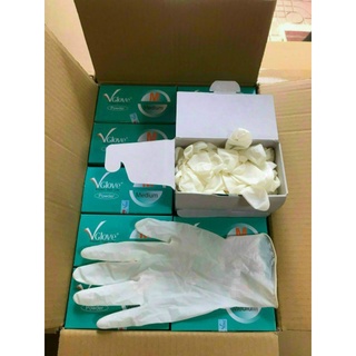 Hộp 100 cái bao tay y tế Vglove loại tốt