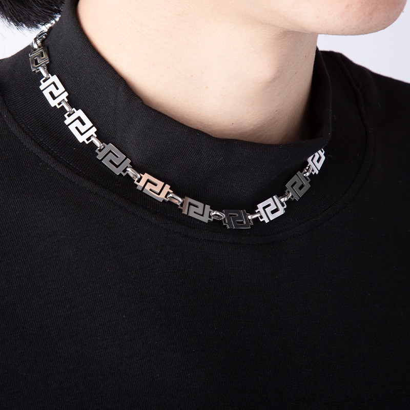 Vòng cổ Thiết Kế Đơn Giản Phong Cách Hip Hop Đường Phố