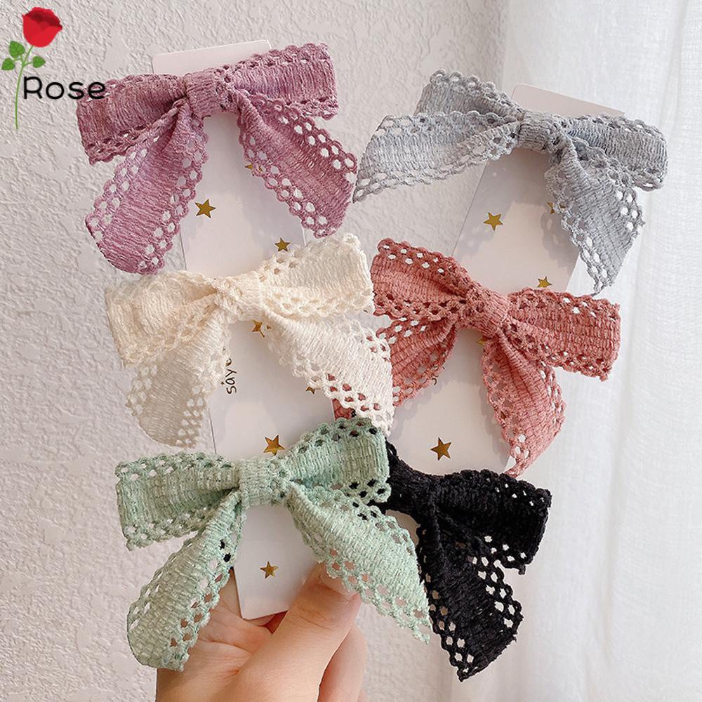 Kẹp Tóc Hình Nơ Nhiều Màu Sắc Thời Trang Cho Bé Gái