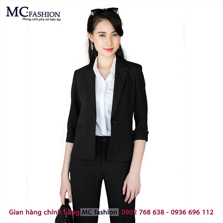 Quần Tây Nữ Công Sở Đẹp Mc Fashion, Ống Côn Kiểu Quần Tây Nữ Lưng Cao Dáng Âu, Màu Nude, Đen, TQ0383