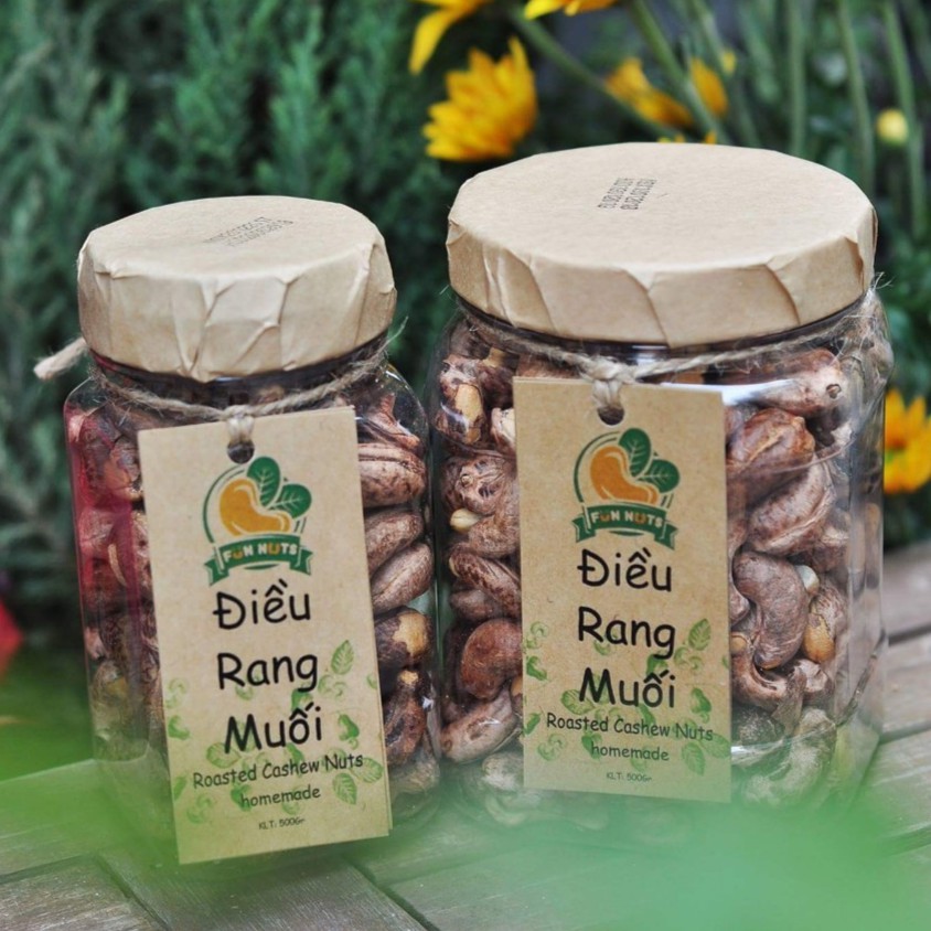 Hạt điều rang củi Long Khánh - Loại I xuất khẩu [Size 500g]