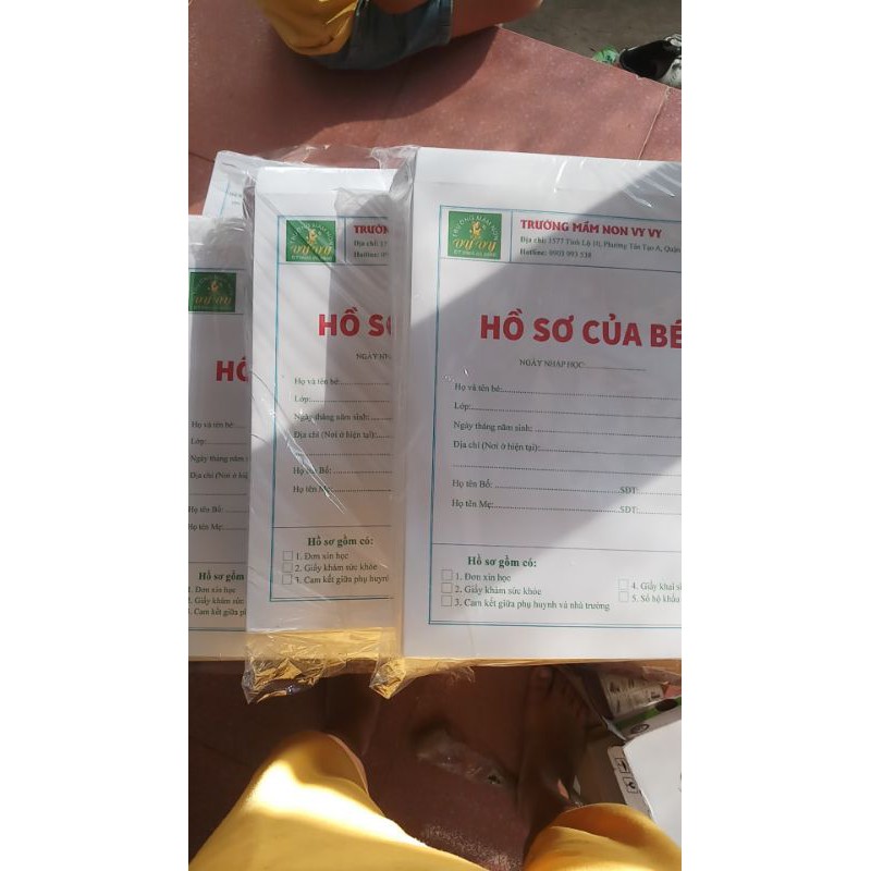 Hồ sơ học sinh đựng vừa a4 25x35cm
