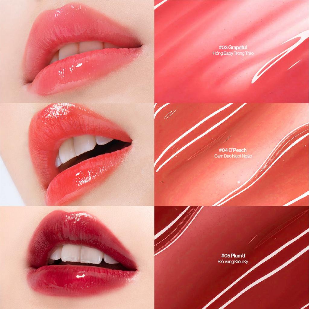 Siêu Son Dưỡng Có Màu Thuần Chay Môi Nhạy Cảm Glamrr Q Vegan Super Lip Balm