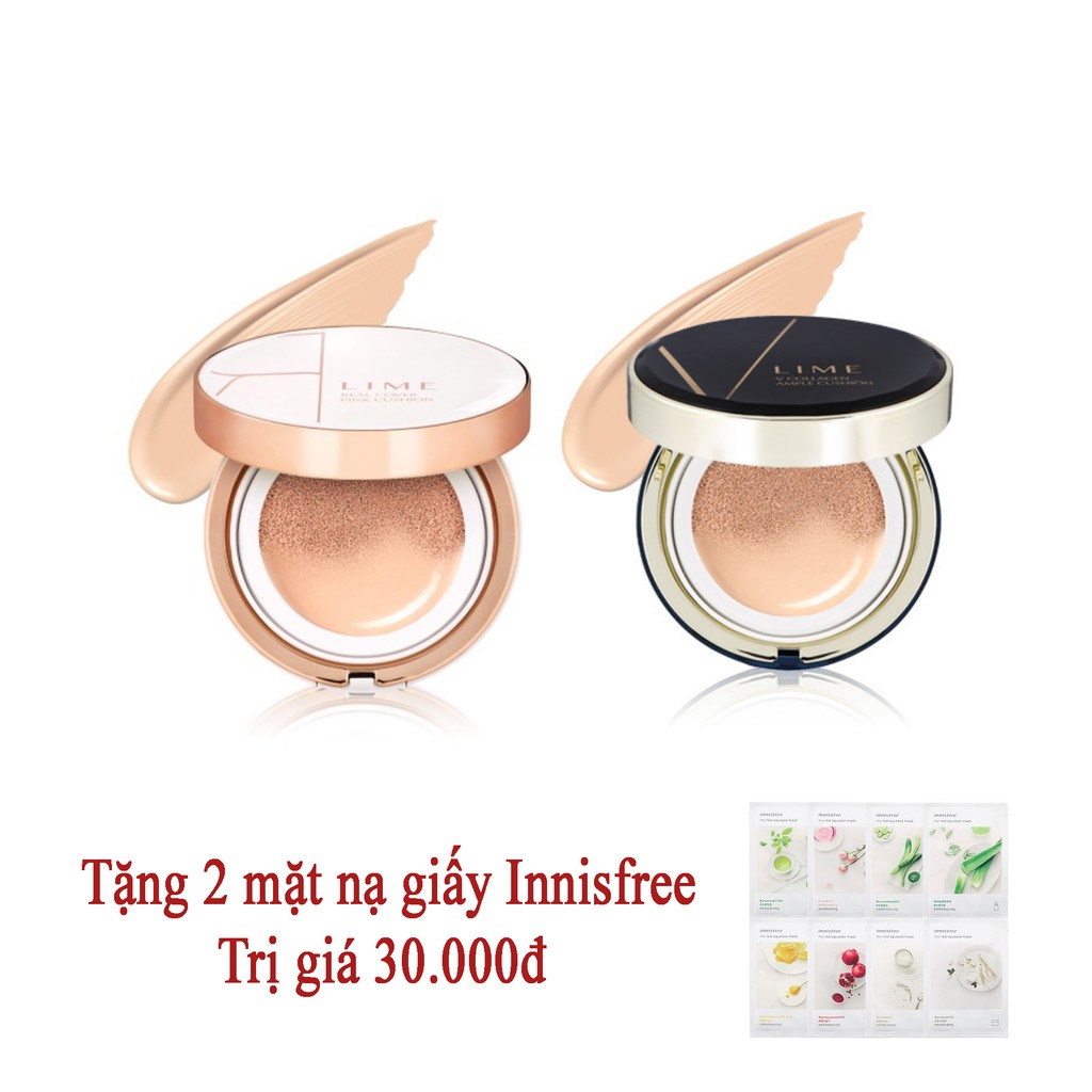 Phấn Nước Trang Điểm Cho Lớp Nền Mịn Lì Tự Nhiên Lime Real Cushion 20g