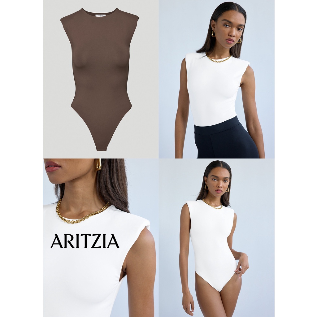 Áo bodysuit độn vai Babaton Contour Shoulder Pad 81865