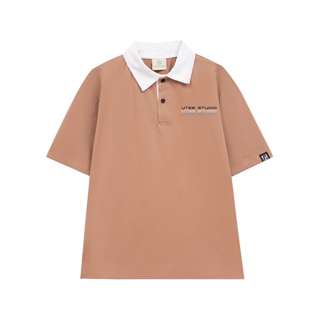 Áo Polo Phối Màu Unisex U.Tee Studio Chất Liệu 100% Thun Cotton Lạnh Cute Trẻ Trung Năng Động