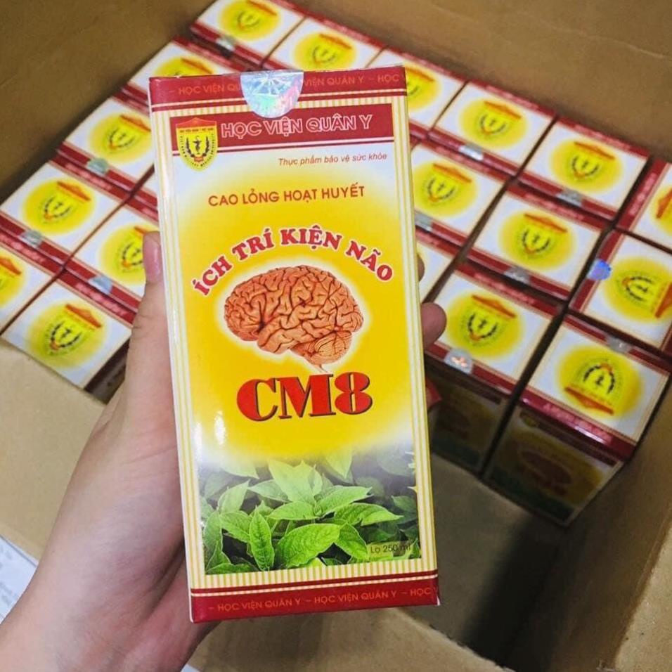 Ích Trí Kiện Não CM8 Học viện quân y- Cao lỏng giúp hoạt huyết, giảm đau đầu, hoa mắt chóng mặt (250ml)