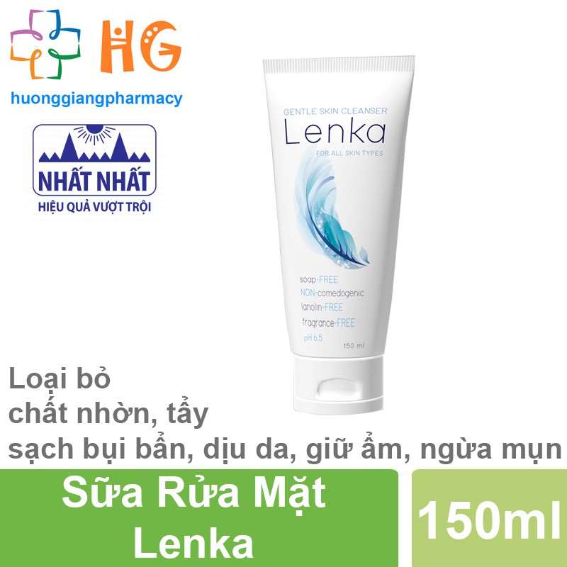 Sữa Rửa Mặt Lenka - Sản phẩm được các bác sĩ da liễu khuyên dùng