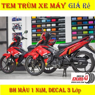 Tem Trùm Exciter 135 Đỏ Wolver Mạnh Mẽ