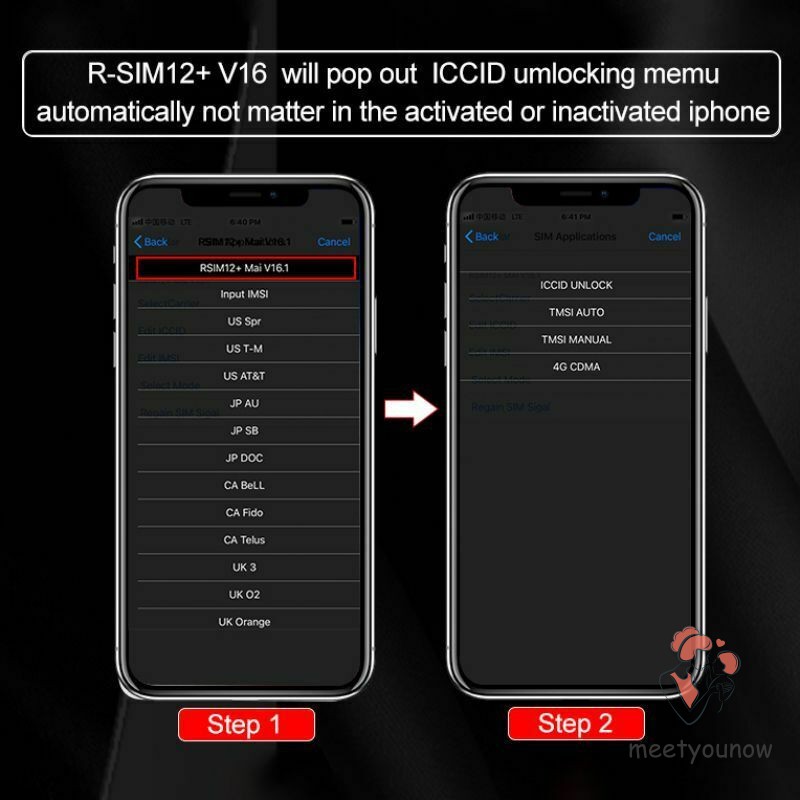 R-SIM12+V16 Nano Unlocking Card RSIM for iPhone X/XS/8/7/6 Plus 4G iOS 12.2