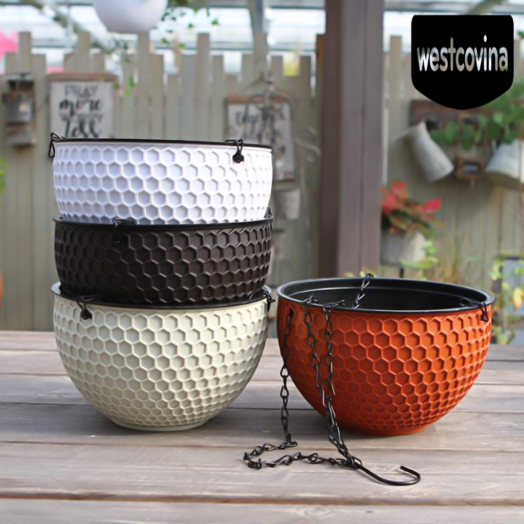 [Hot]☀ Móc Treo Chậu Cây Hình Tổ Ong Bằng Nhựa Resin Chống Thấm Nước Tiện Dụng Cho Sân Vườn