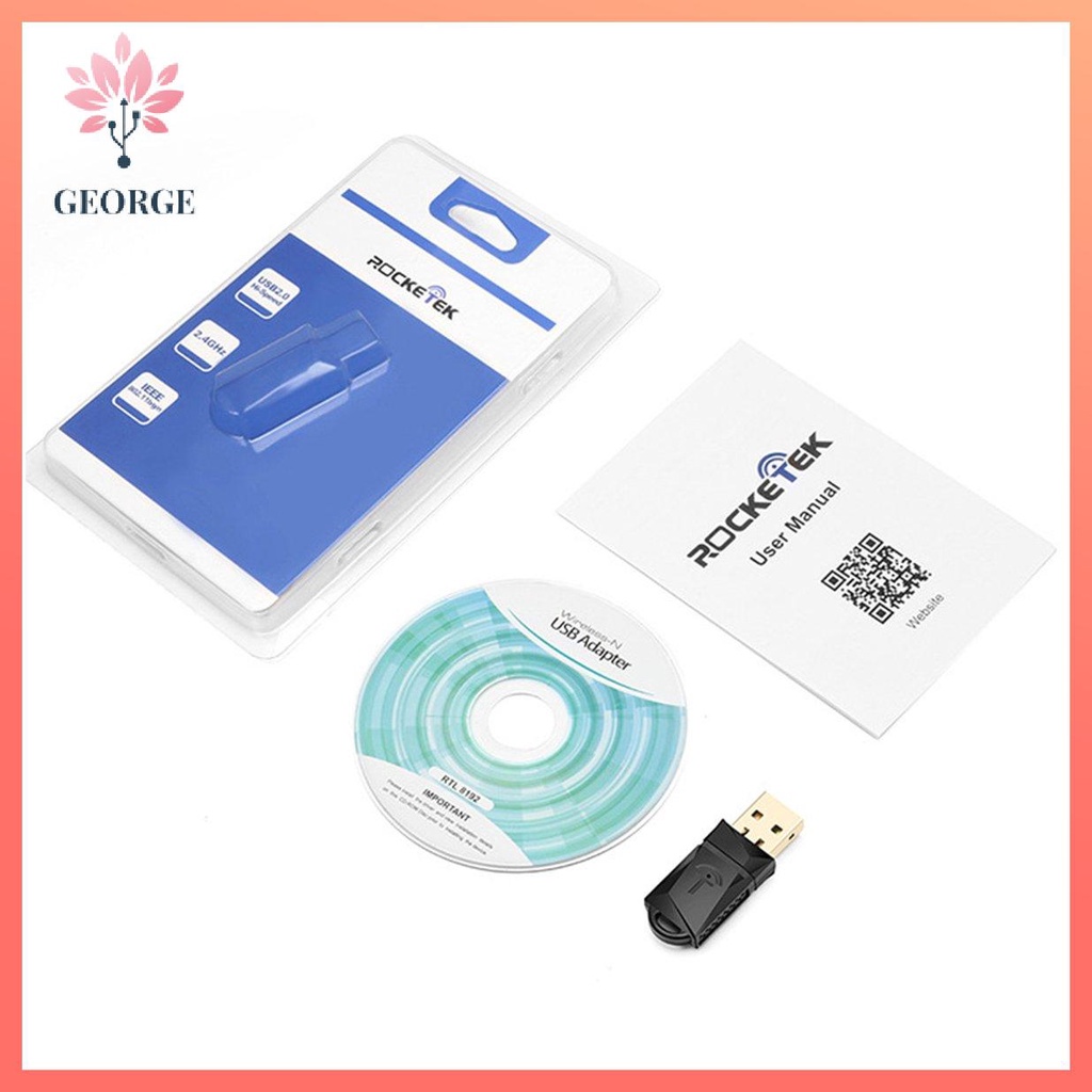 Thiết Bị Thu Phát Wifi Không Dây Usb 2.4g 300mbps Cho Máy Tính Bàn | BigBuy360 - bigbuy360.vn