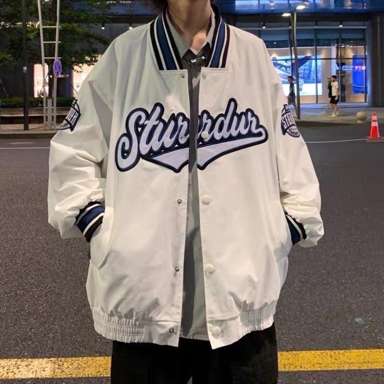 Áo Bomber Jacket Nỉ Tricost STURDUR Unisex Nam Nữ (Ảnh Thật/Có sẵn)