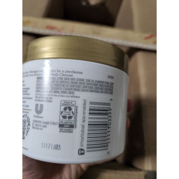 Kem dưỡng Dove Body Love Pre-Cleanse Shower Butter