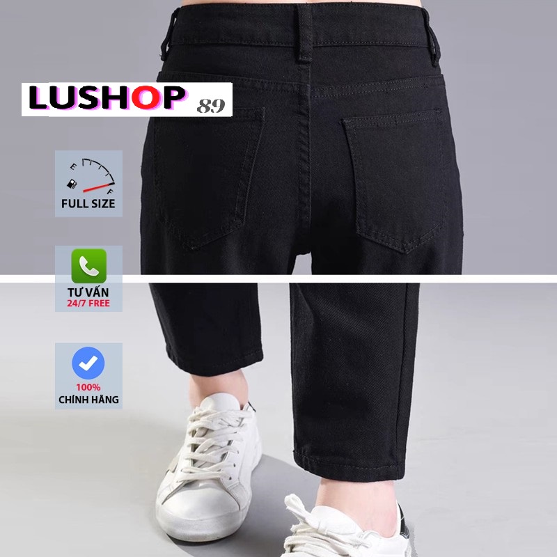 Quần jean baggy nữ màu đen nữ lưng cao cạp cao quần nữ đẹp 3 size S M L hot  QT21 Lushop89 | BigBuy360 - bigbuy360.vn
