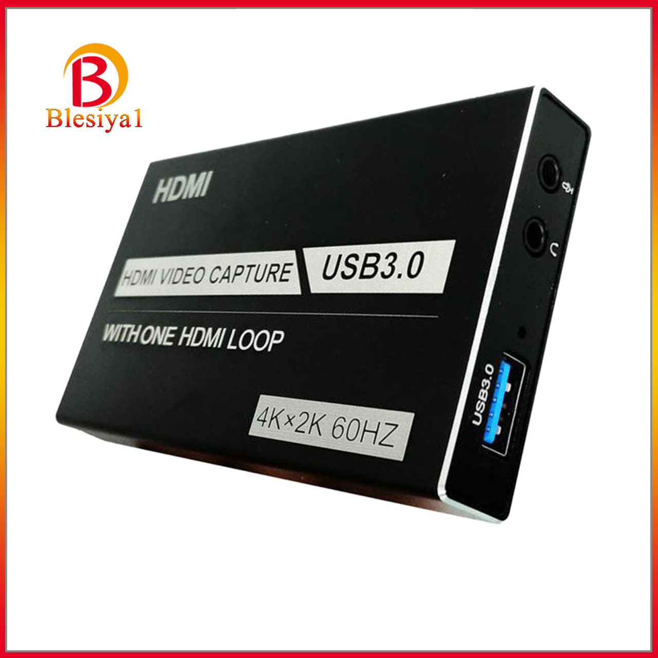 [BLESIYA1]USB Capture HDMI Video Card 4K 1080P HD HDMI to USB 3.0 Dongle for Live Stream