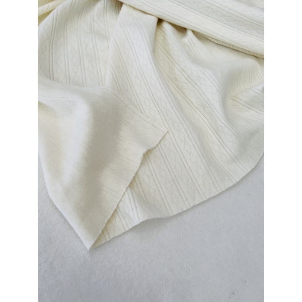 Vải thun cotton trần 2 lớp màu pastel