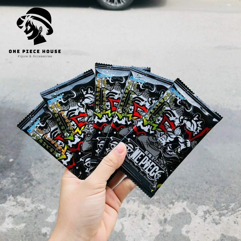 Thẻ Nhân Phẩm One Piece Chính Hãng (1 Pack) Mua BOX đặt 10 Pack