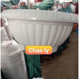 Chậu Nhựa Treo Xích, Chảo Treo Hoa Kiểng Loại Rất Dày + Tặng Kèm Dây Xích  (size lớn: 35x13,5x25cm)