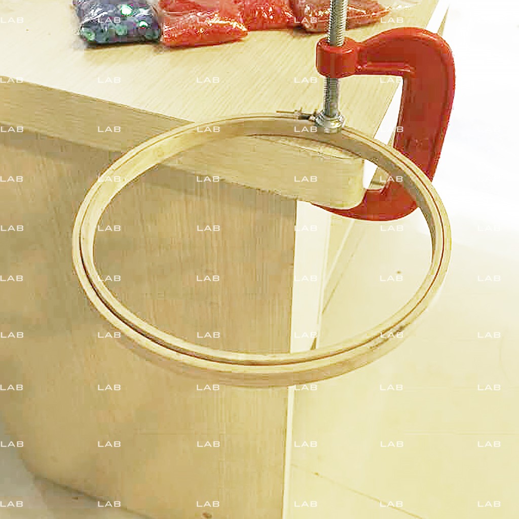 Kẹp gang C cố định khung thêu  #0103