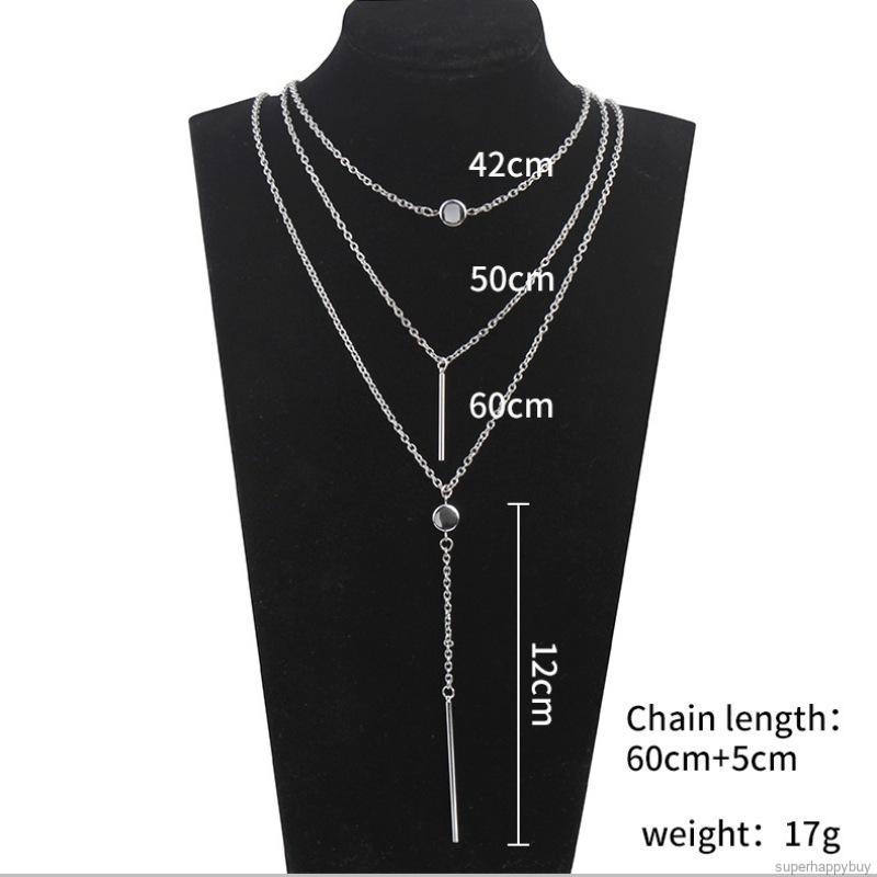 Dây Chuyền 3 Lớp Thiết Kế Hợp Thời Trang Cho Nữ