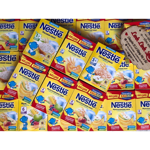 Bột ăn dặm Nestle Nga