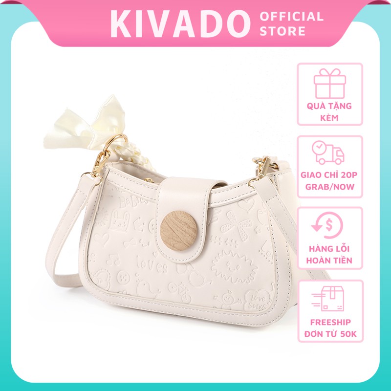 Túi đeo chéo xách kẹp nách đeo vai chéo nữ đẹp cao cấp thời trang giá rẻ quảng châu HÀN QUỐC KIVADO TX-B0903