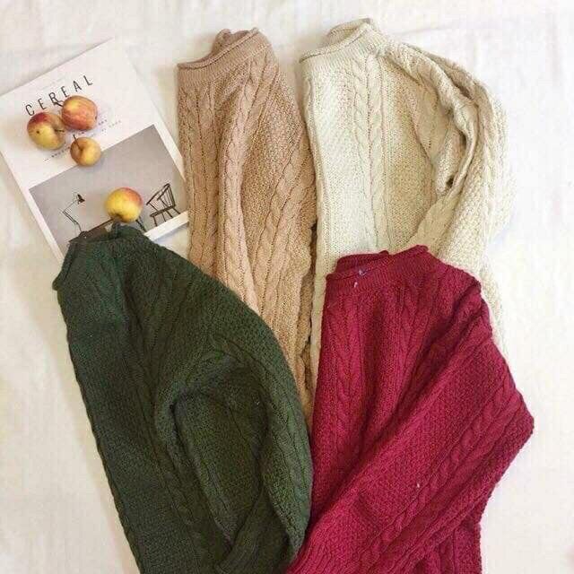 [Mã WAMST111 giảm 15k đơn 99k] Áo len xoán thừng xẻ tà hàng xịn [ Quảng Châu ] [ Ảnh Thật ] | BigBuy360 - bigbuy360.vn