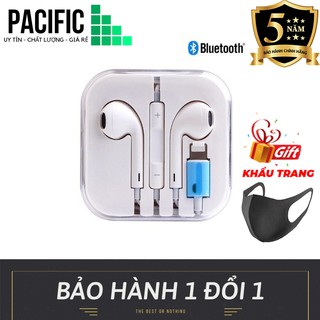 Tai Nghe Bluetooth Iphone Cổng Lighning Cho Iphone 7/7 Plus/8/8 Plus/X/XS + Tặng Khẩu Trang Vải Pacific Ngăn Virus, Ngăn