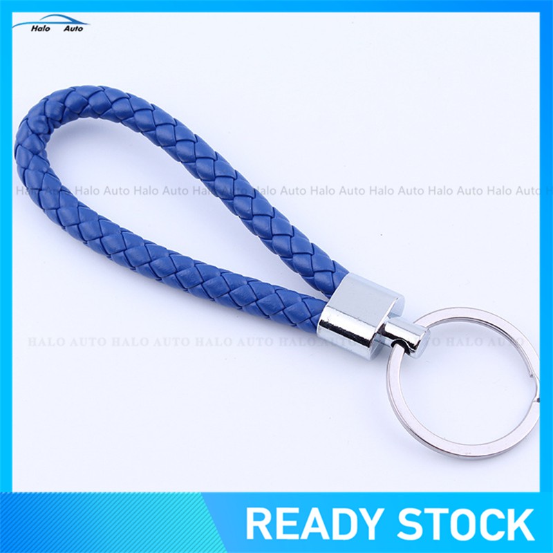 Móc khóa dây da bện dành cho chìa khóa xe hơi điều khiển từ xa