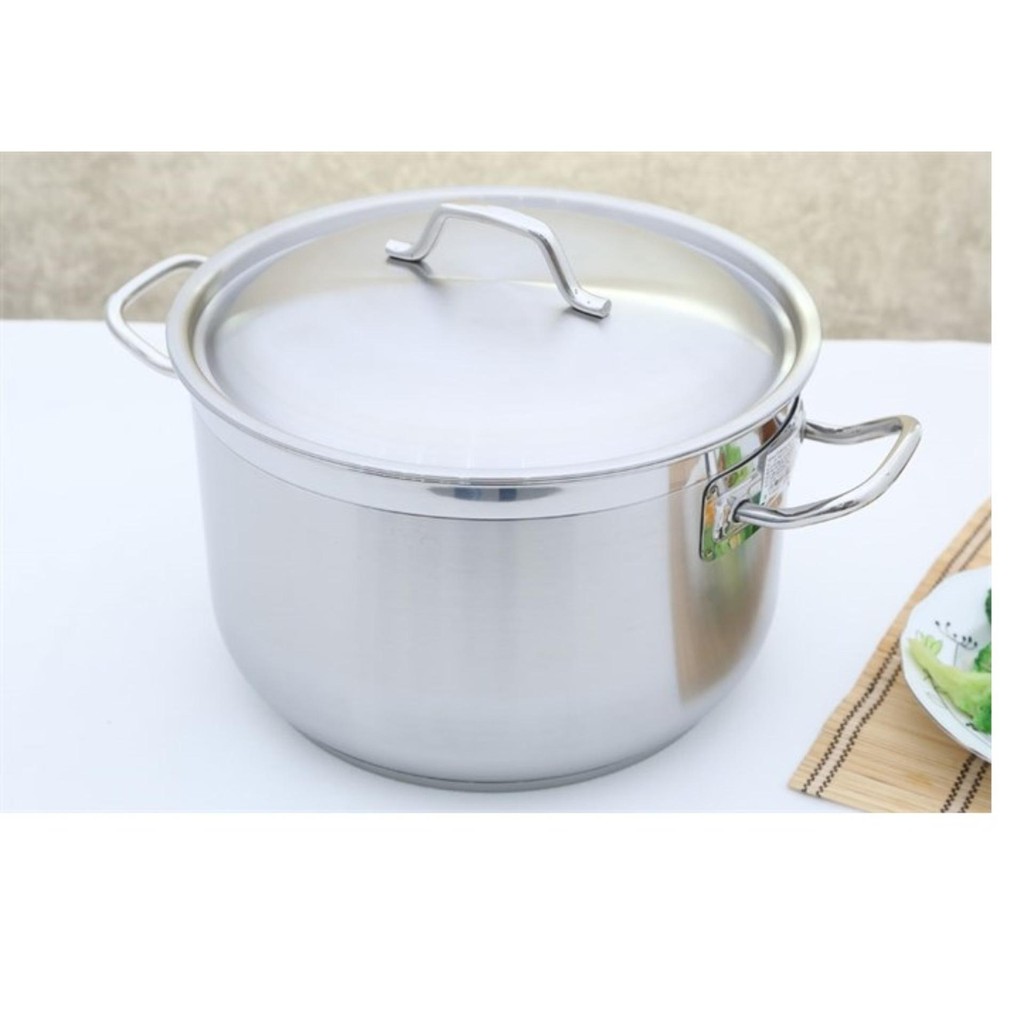 Nồi luộc gà inox 430 bếp từ 3 đáy Fivestar Standard nắp inox 28cm.tặng 1 vá canh inox