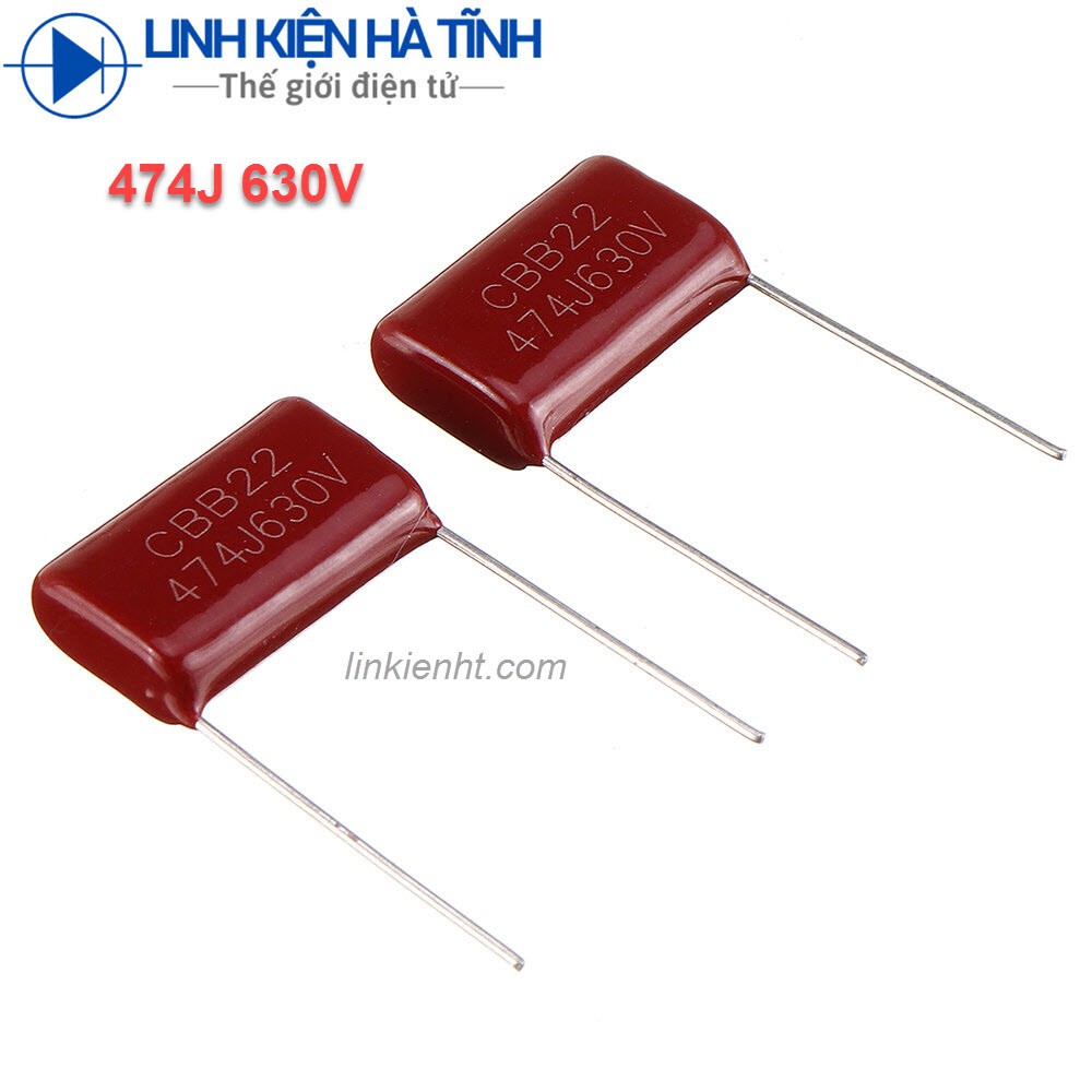 TỤ ĐỎ CBB22 CBB 474J 630V 0.47UF 630V 474