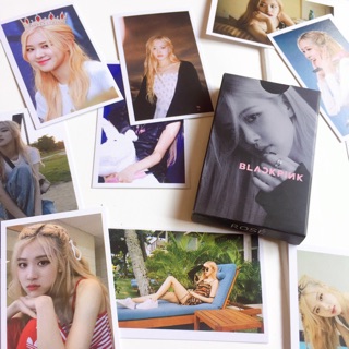 Bộ ảnh lomocard rose ( blackpink)