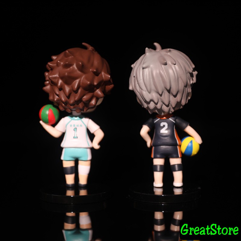 SET 8 MÔ HÌNH VUA BÓNG CHUYỀN Kageyama Tobio,Kozume Kenma,Hinata Shoyo,Toru Oikawa,Tsukishima Kei,Ushujima Wakatos