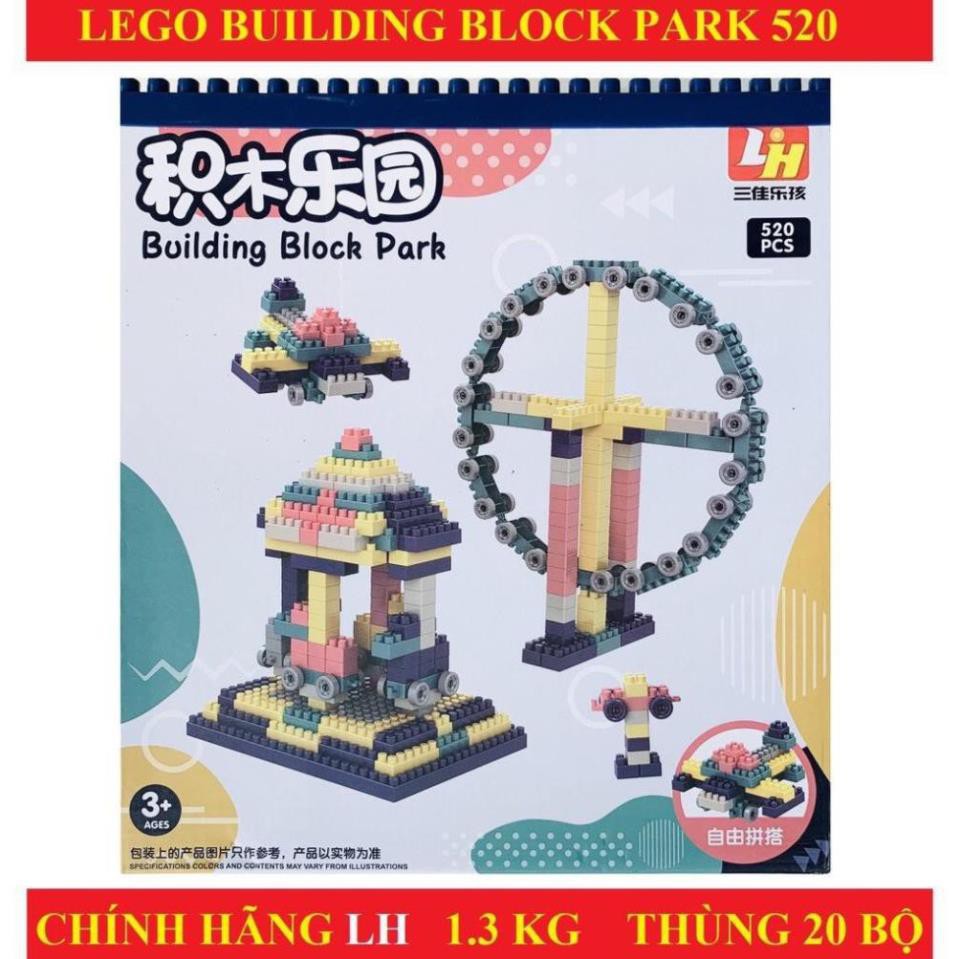 BỘ LEGO GHÉP HÌNH 520 CHI TIẾT SIÊU TRÍ TUỆ CHO BÉ YÊU