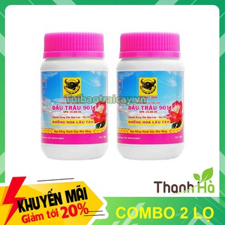 2 lọ Phân bón dưỡng hoa lâu tàn Đầu Trâu 901 NPK 15-20-25 - T99.1