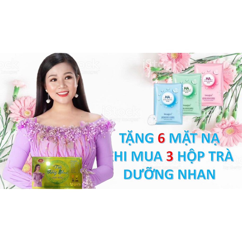 3 hộp trà dưỡng nhan đẹp da Nghệ sỹ Dương Hồng Loan