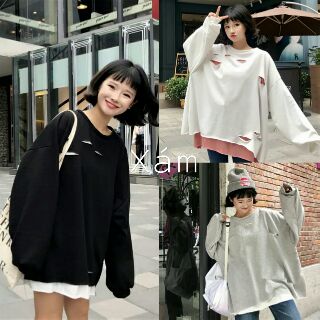 Áo thun lỗ Ulzzang Style Hàn Quốc