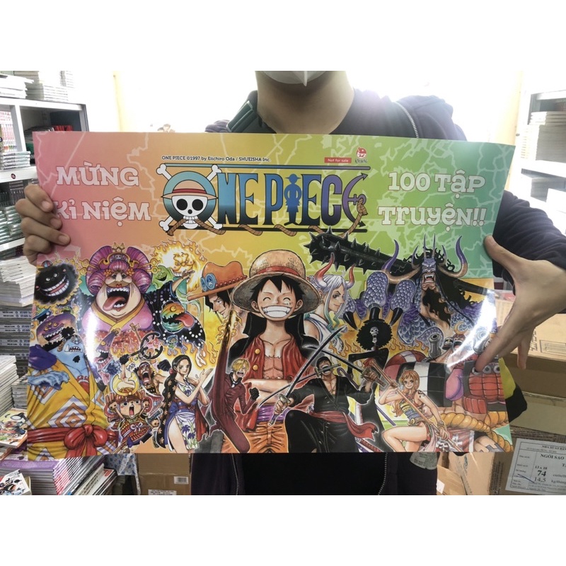 Poster One Piece - Kỉ niệm chặng đường 100 tập truyện - NXB Kim Đồng