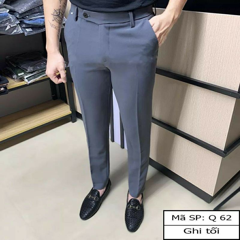 Quần tây Nam đen co gian ,khong nhan khong xu ,khong phai mau | BigBuy360 - bigbuy360.vn