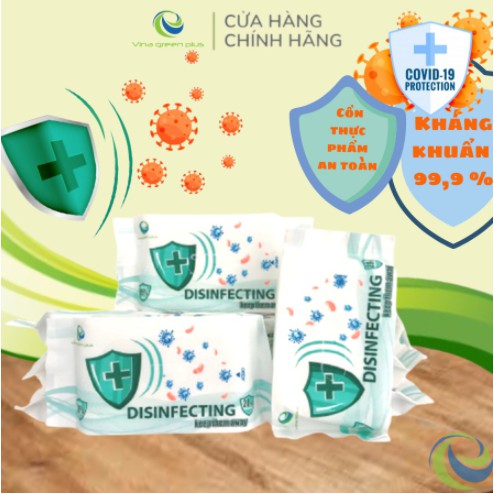 KHĂN ƯỚT KHÁNG KHUẨN (có chứa cồn) 20 tờ/gói