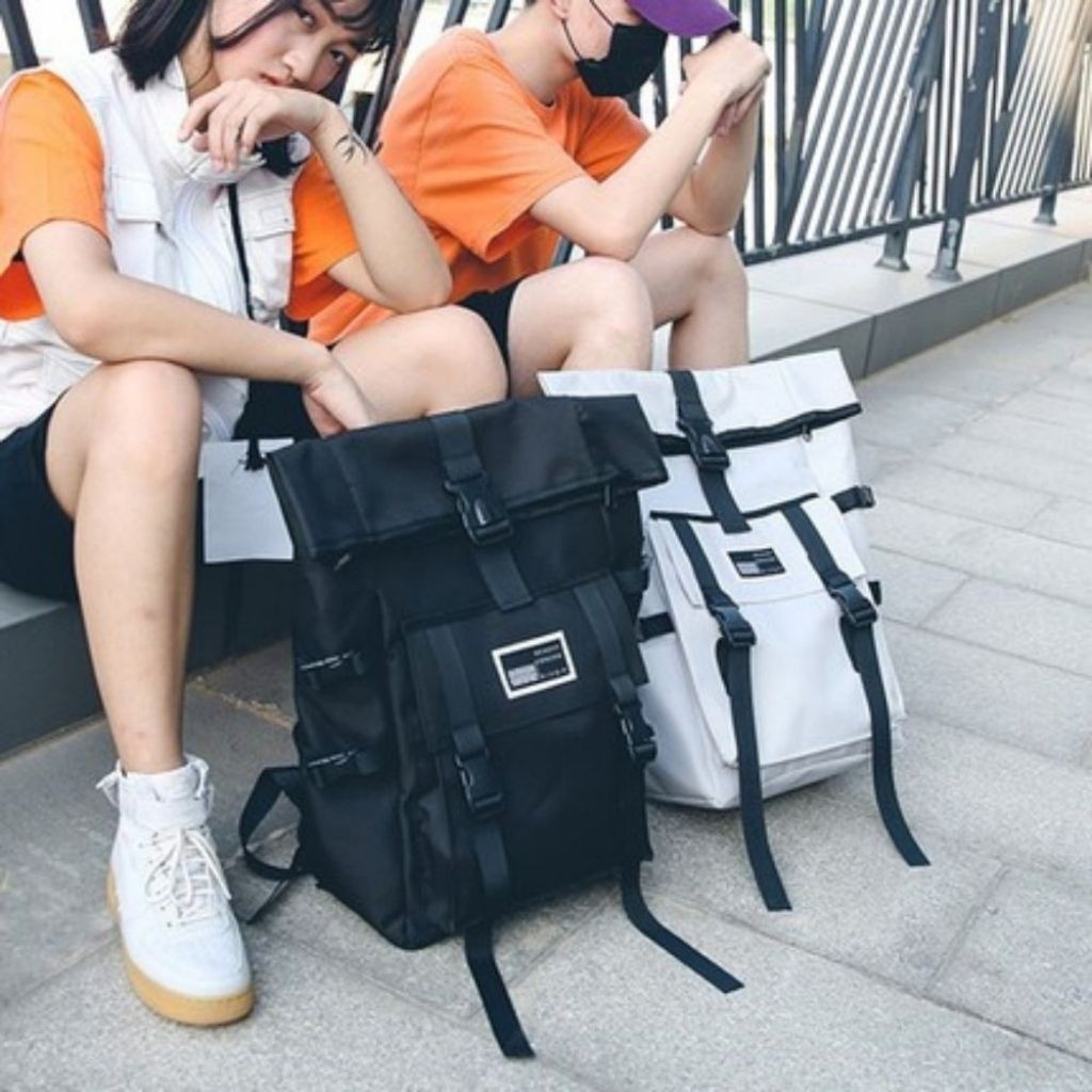 Balo Nam Nữ Thời Trang Đi Học Đi CHơi Ulzzang Basic Có Ngăn Đựng Laptop - Balo Du Lịch