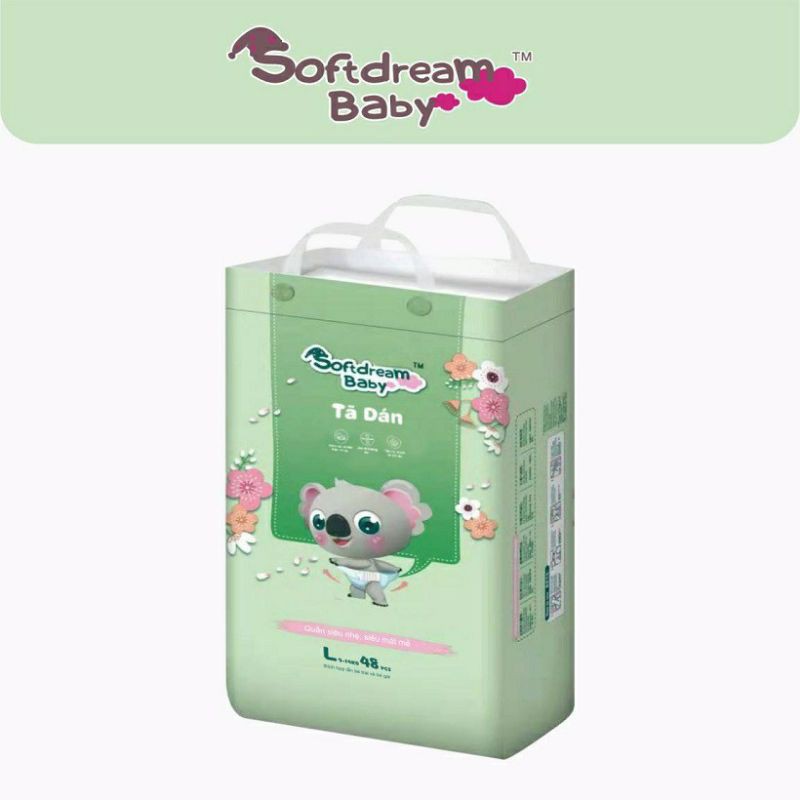 TÃ DÁN SOFT DREAM SIZE L 48/XL 42 MIẾNG