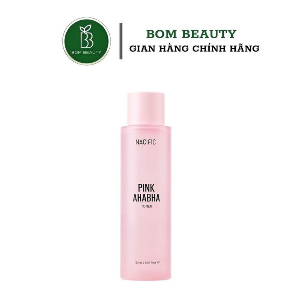 Nước hoa hồng loại bỏ da chết NACIFIC Pink AHA BHA Toner 150ml