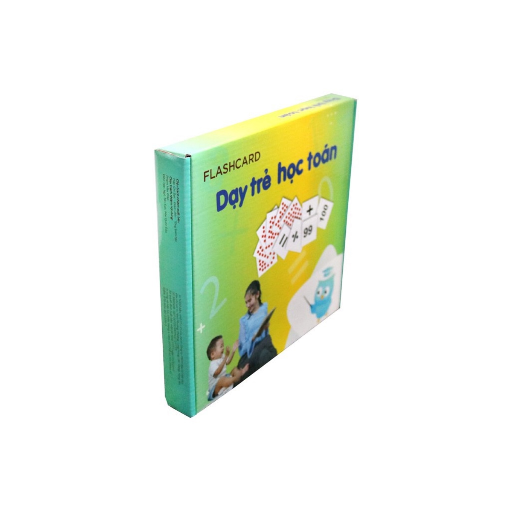 Bộ thẻ học glenn doman chuẩn flashcard toán cơ bản 59 thẻ Shop Bố Su