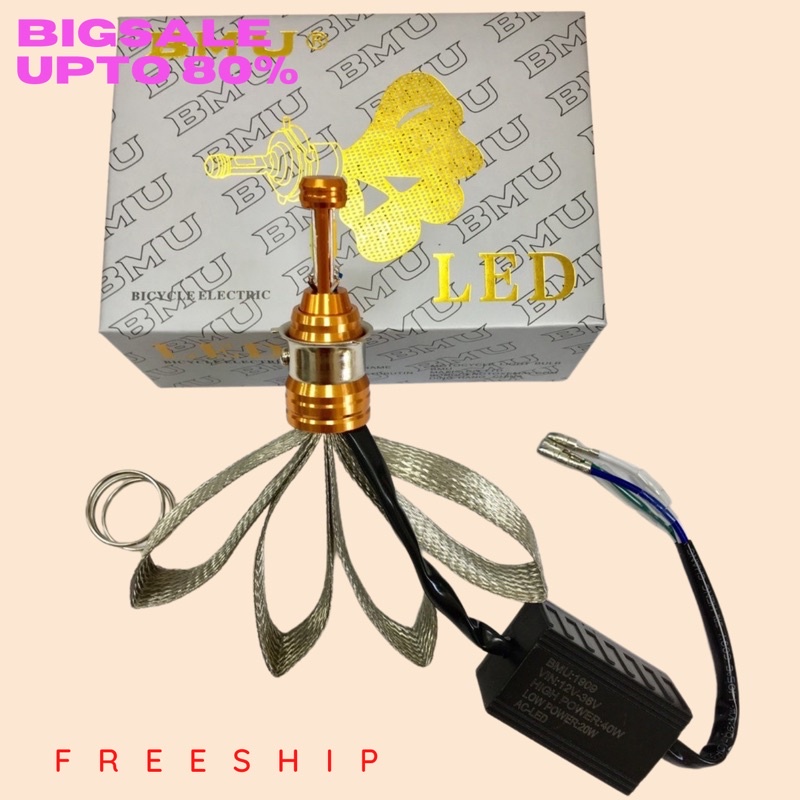 BÓNG ĐÈN LED 2 CHÂN TẢN NHIỆT ĐUÔI CÔNG BMU LOẠI 1