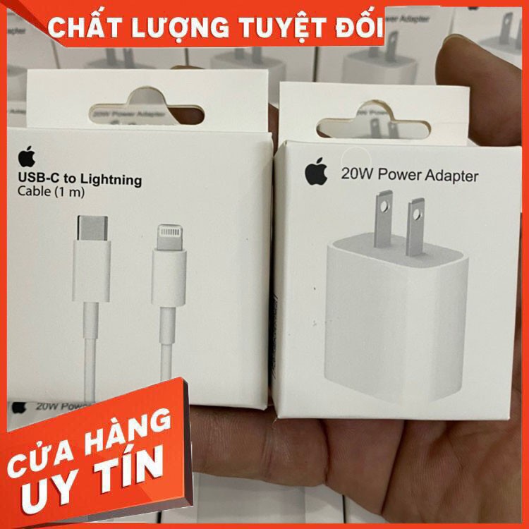 [Bh6T]Bộ Sạc Nhanh 20W Cho IPhone 12/12Pro/12 Pro Max 11/ 11 Pro Max