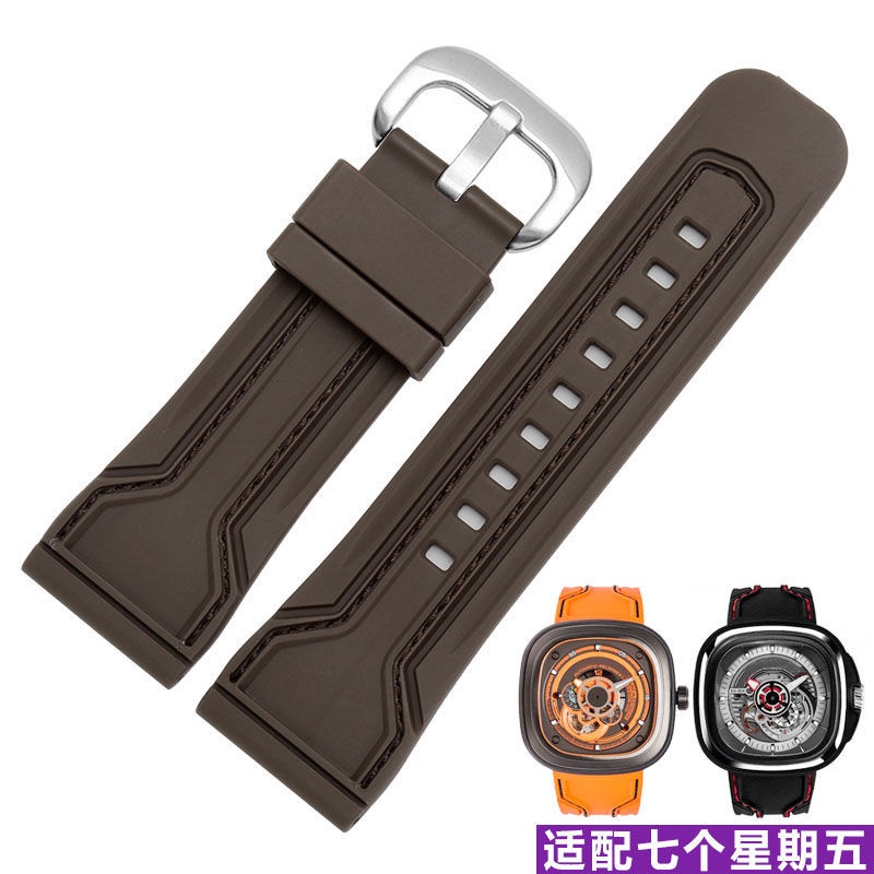 Dây Đeo Cao Su 28mm Cho Đồng Hồ Seven Agelocker