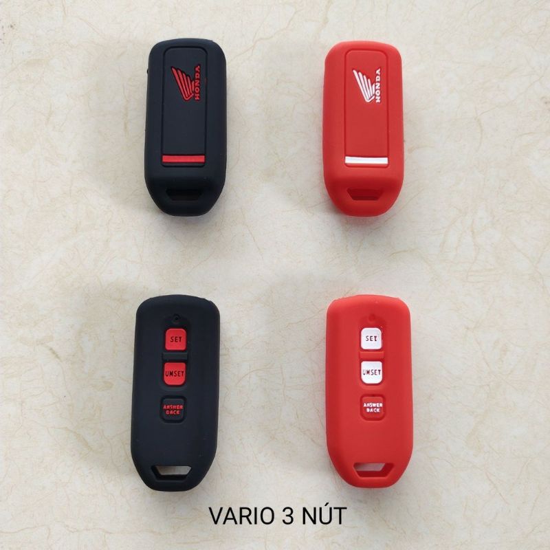 Bọc Khóa Xe Máy, Bao Silicon Dẻo, Mềm Smartkey Honda & Yamaha Đủ Màu