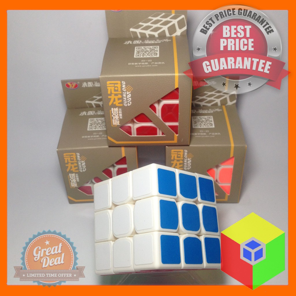 Rubik 3x3 YJ GuanLong, GuanLong Plus Đồ Chơi Giáo Dục Trí Tuệ Lập Phương 3 Tầng HNT Cubing